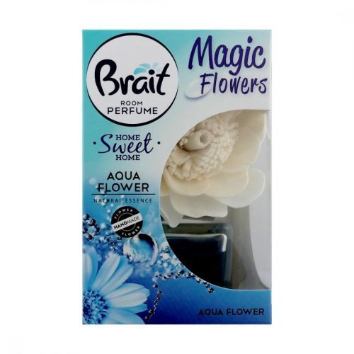 Brait (PL) BRAIT ROOM FERFUME MAGIC FLOWERS Dekorativní osvěžovač vzduchu 75ml BRAIT ROOM FERFUME MAGIC FLOWERS: AQUA FLOWER (modrá)