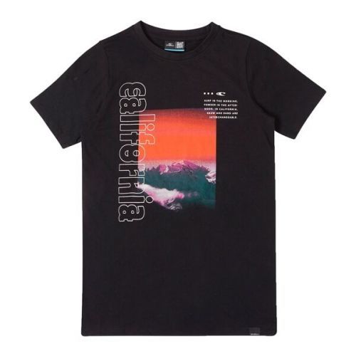 O'Neill CALI MOUNTAINS T-SHIRT Chlapecké tričko, černá, velikost 140