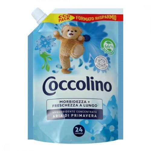 Coccolino (Itálie) COCCOLINO ECO PACK Koncentrovaná aviváž - sáček 600ml (24dávek) Koncentrovaná aviváž 600ml COCCOLINO ECO PACK: ARIA DI PRIMAVERA (…