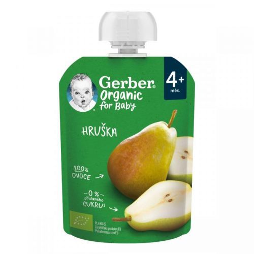 Gerber Organic for Baby Kapsička Hruška 100% BIO 90 g