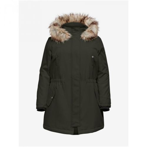 Khaki parka ONLY CARMAKOMA Irena - Dámské