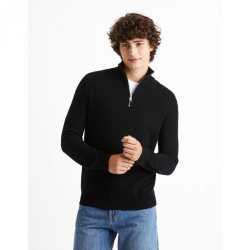 Celio Svetr Celim s límcem na zip - Pánské