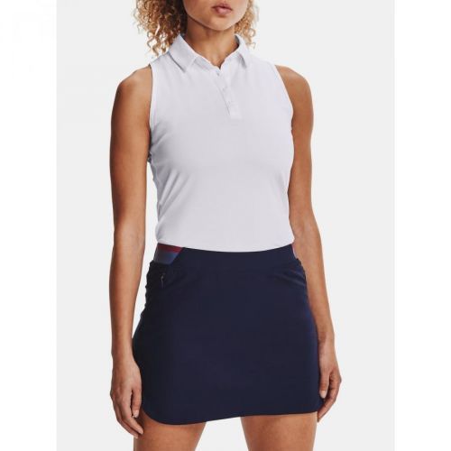 Under Armour Tílko UA Zinger Sleeveless Polo-WHT - Dámské
