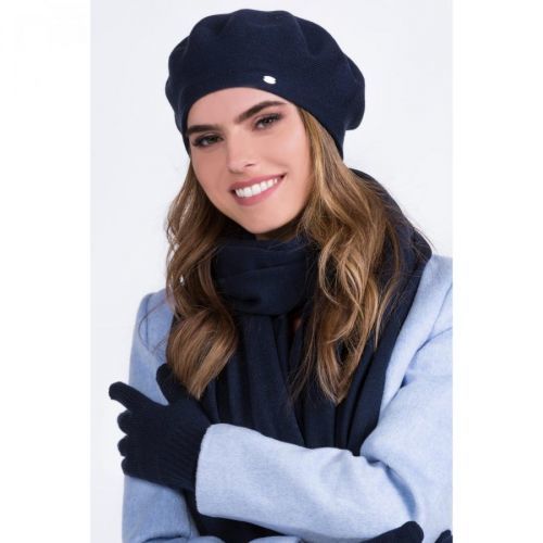 Kamea Woman's Beret K.20.045.12 Navy Blue