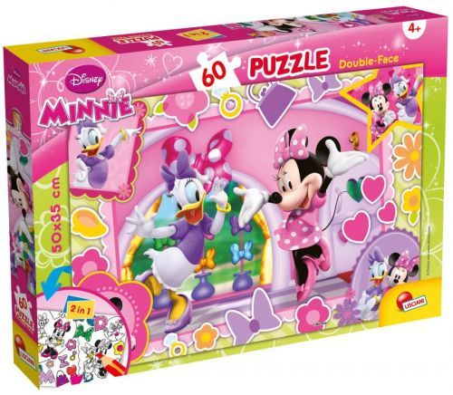 Minnie a Daisy puzzle 60 oboustranné 50x35 cm