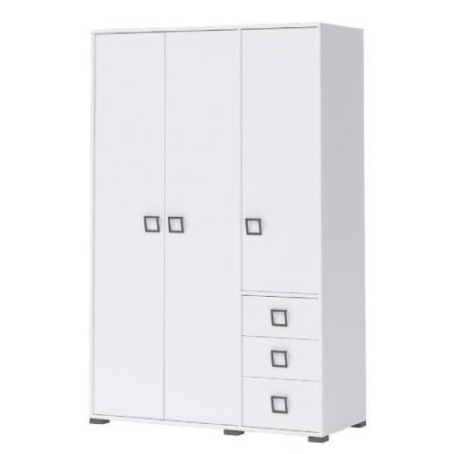 Rohova Skříň 3D3S Kiki G33-BE/KI-15 white/white