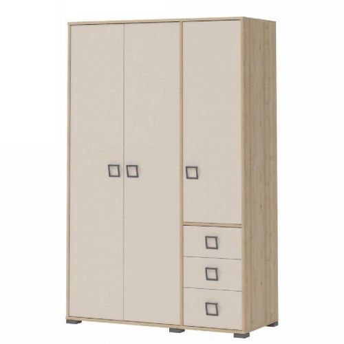 Rohova Skříň 3D3S Kiki G33-BK/KI-01 beech/sand