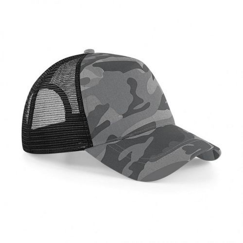 Kšiltovka Beechfield Camo Snapback Trucker - nightcamo
