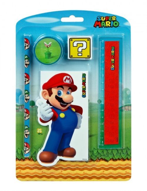 Karton P+P Set tužek Super Mario - 5 ks - SUMB0216