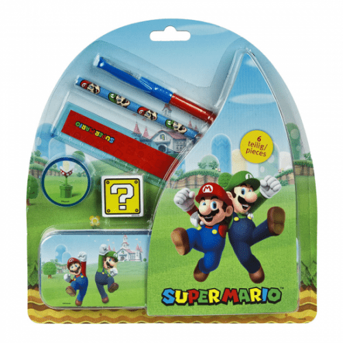 Karton P+P Školní sada Super Mario - 6 ks - SUMB6458