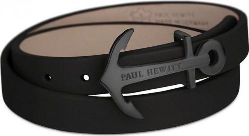 Paul Hewitt Dvojitý kožený náramek s kotvou PH-WB-B-2 42 cm