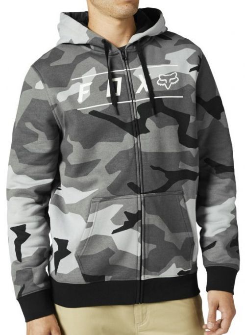 Pánská mikina Fox Pinnacle Camo Zip Fleece black camo 2XL