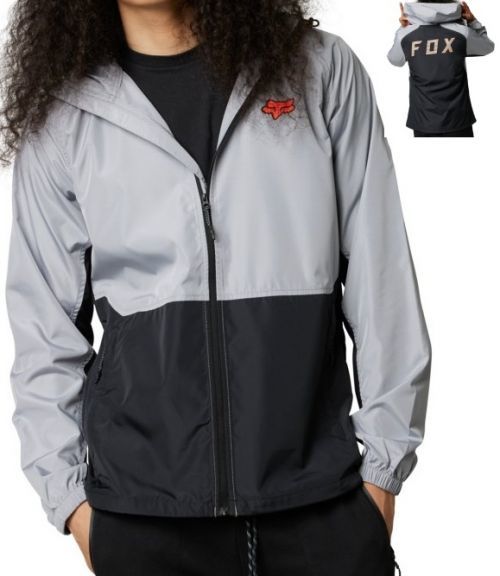 Pánská bunda Fox Leed Windbreaker steel grey S