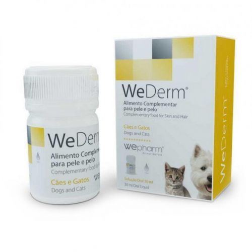 WEPHARM WeDerm oral liquid pro zdravou srst a kůži u koček a psů 30 ml