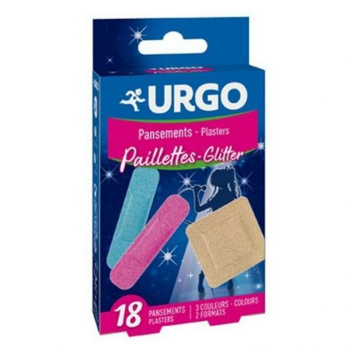 URGO Glitter třpytivé dětské náplasti 18ks