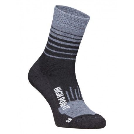 High Point Mountain Merino 3.0 Lady black/light blue dámské trekové ponožky Merino vlna 39-42 EUR