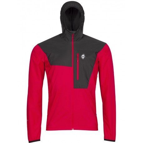 High Point Helium Pertex 2.0 Jacket Red/black pánská ultralehká sbalitelná větrovka Pertex M