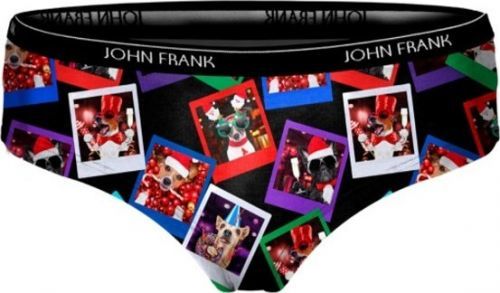 Dámské kalhotky John Frank WJFD-H41-CH Barva: černá, Velikost: L