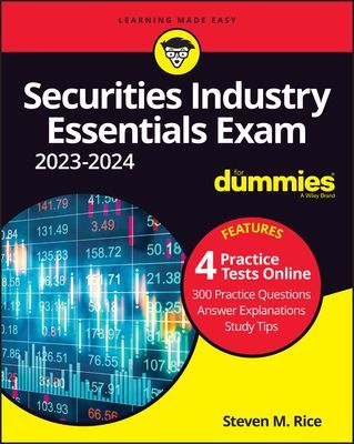 Securities Industry Essentials Exam 2023-2024 for Dummies with Online Practice (Rice Steven M.)(Paperback)