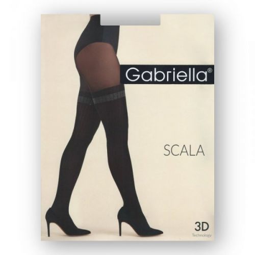 Gabriella Scala 272 nero Punčochové kalhoty 3 černá