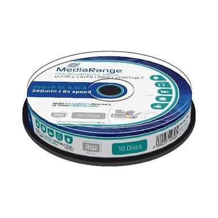 MEDIARANGE DVD+R 8,5GB 8x  DoubleLayer PRINTABLE Cake 10, MR468