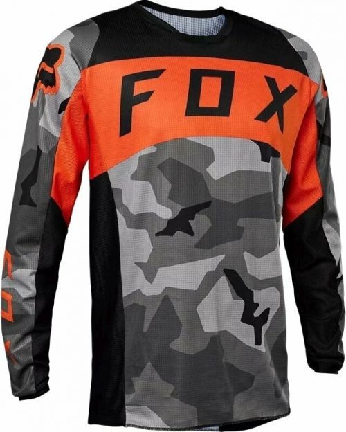 FOX 180 Bnkr Jersey Grey Camo M Motokrosový dres