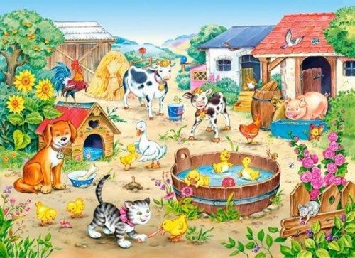 CASTORLAND Puzzle Farma 60 dílků