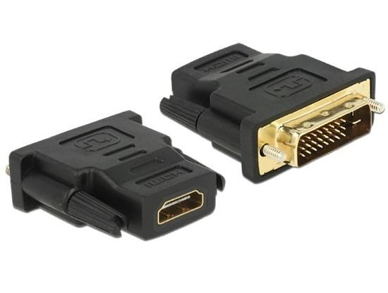 Delock Adaptér DVI 24+1 pin samec > HDMI samice, 65466