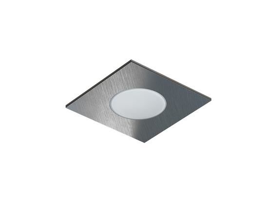 Panlux PN14300027 SPOTLIGHT IP65 SQUARE 4000K stříbrná broušená