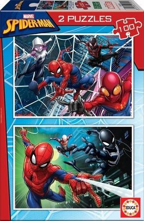 EDUCA Puzzle Spiderman 2x100 dílků