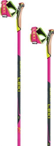 Leki HRC max - neonpink/neonyellow/carbon structure 140