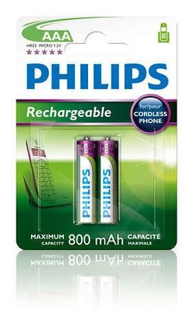 Philips AAA 800mAh 2ks R03B2A80/10