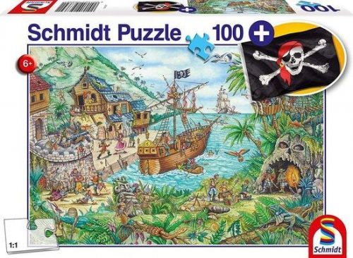 SCHMIDT Puzzle V pirátské zátoce 100 dílků