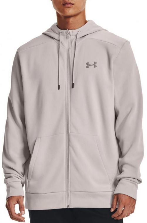 Mikina s kapucí Under Armour UA Armour Fleece FZ Hoodie-GRY