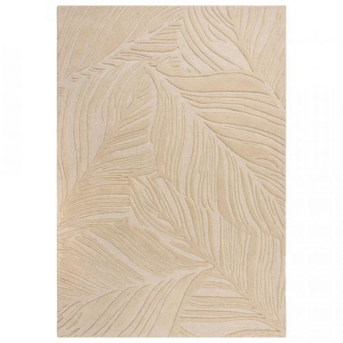 Flair Rugs koberce Kusový koberec Solace Lino Leaf Natural - 120x170 cm Béžová