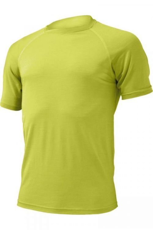 Lasting QUIDO 6969 žluté pánské vlněné Merino triko Velikost: L