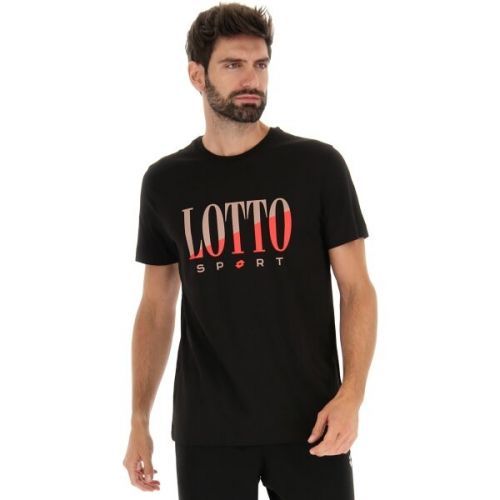 Lotto TEE SUPRA VI Pánské tričko, černá, velikost XL