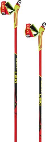 Leki HRC team - bright red/neonyellow/black 155