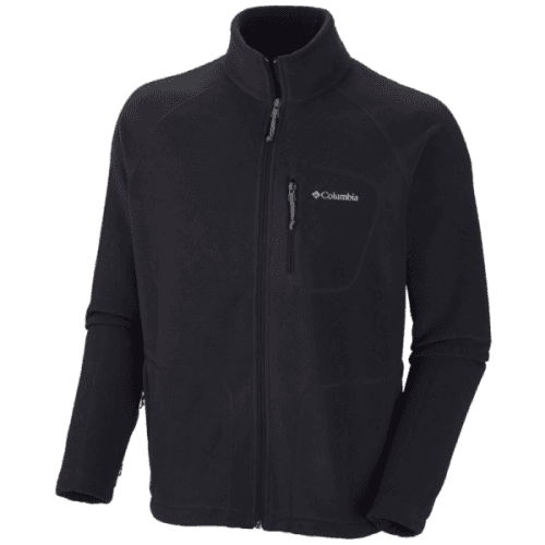 Columbia FAST TREK II FULL ZIP FLEECE Pánská fleecová mikina, černá, velikost M