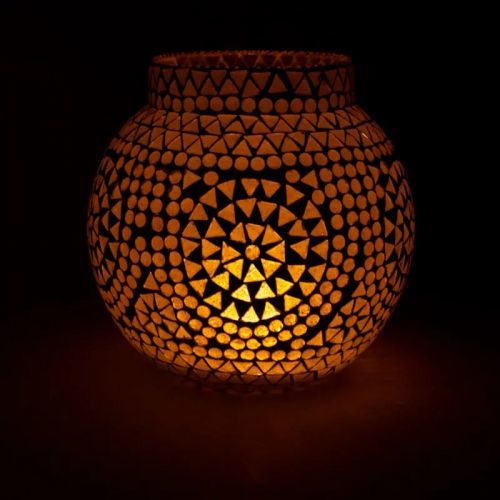 Himalife Svícen velký Mozaika - bílý