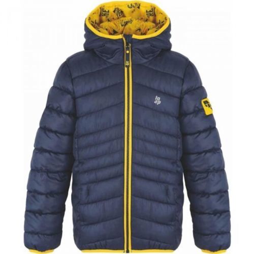 Children's winter jacket LOAP INTERMO Blue/Yellow