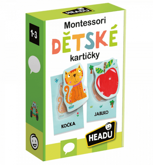 HEADU CS: Montessori Dětské kartičky