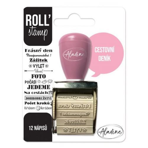 Aladine RollStamp textová - Cestovní deník