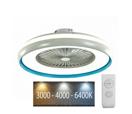 LED Stropní svítidlo s látorem LED/45W/230V 3000/4000/6500K modrá