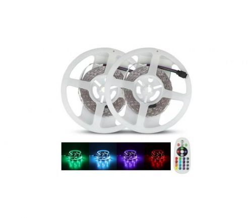 LED RGB Stmívatelný pásek 2x5m LED/4,8W/230V + DO