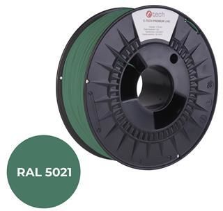 C-Tech Tisková struna (filament) PREMIUM LINE, PETG, vodní modrá, RAL5021, 1,75mm, 1kg (3DF-P-PETG1.75-5021)