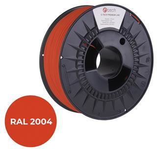 C-Tech Tisková struna (filament) PREMIUM LINE, PLA, oranžová pravá, RAL2004, 1,75mm, 1kg (3DF-P-PLA1.75-2004)
