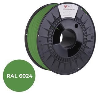 C-Tech Tisková struna (filament) PREMIUM LINE, PLA, dopravní zelená, RAL6024, 1,75mm, 1kg (3DF-P-PLA1.75-6024)