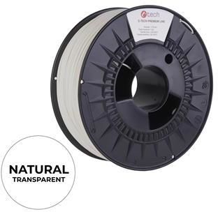 C-Tech Tisková struna (filament) PREMIUM LINE, PLA, natural, 1,75mm, 1kg (3DF-P-PLA1.75-NAT)