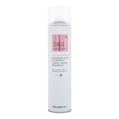 Tigi Copyright Custom Complete Maximum Hold Hairspray 385 ml extra silný lak na vlasy pro ženy